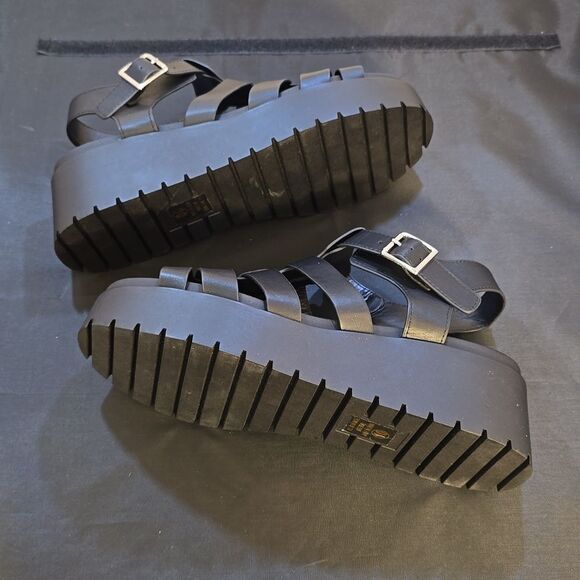 BRAND NEW SANDALS OPEN TOE FISHERMAN MULTI STRAP GLADIATOR PLATFORM SANDAL - Picture 10 of 16